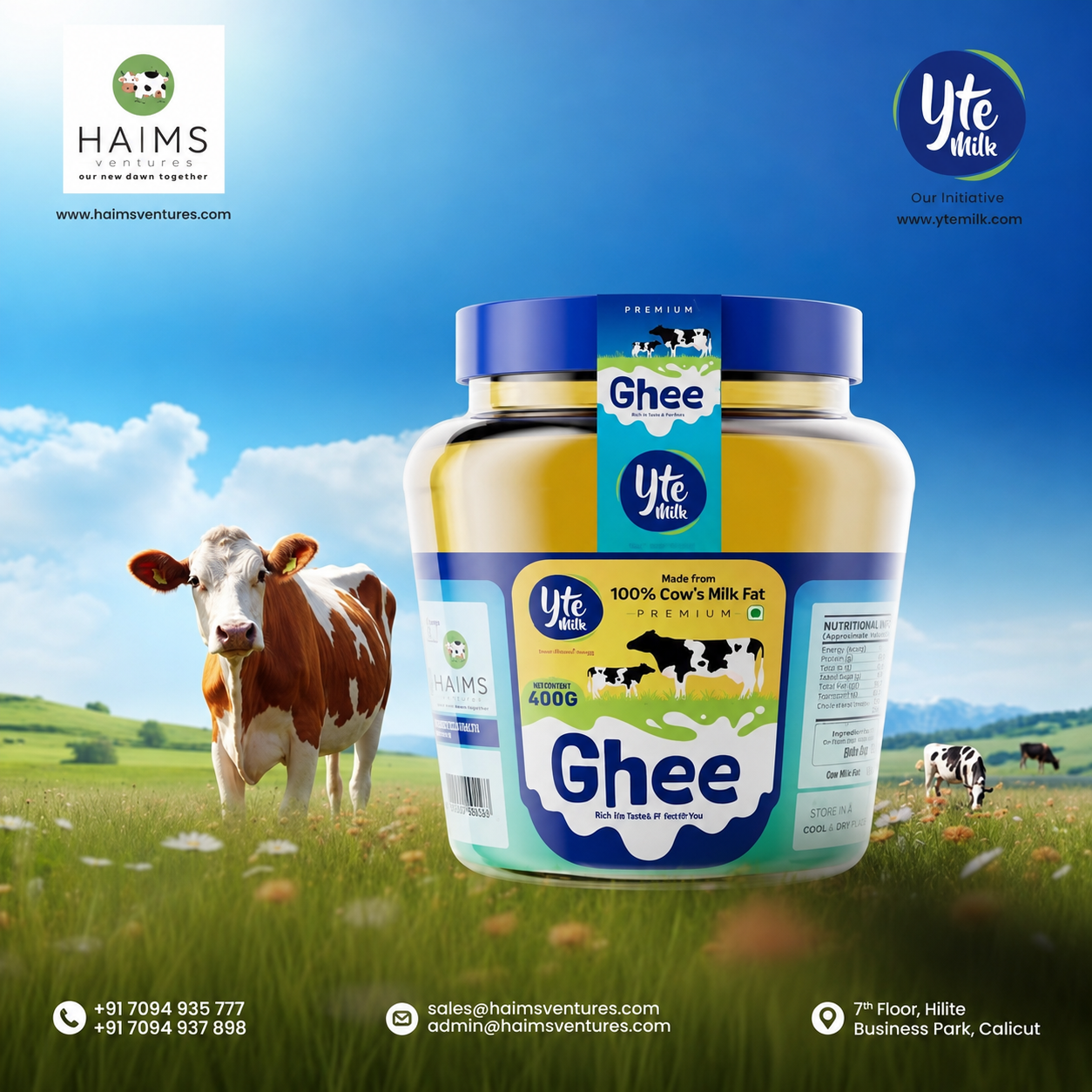Pure ghee jar